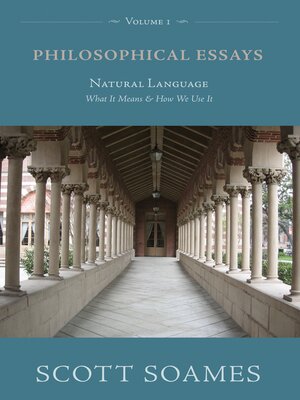 cover image of Philosophical Essays, Volume 1